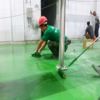 聚氨酯砂浆地坪施工工艺之混凝土基层处理